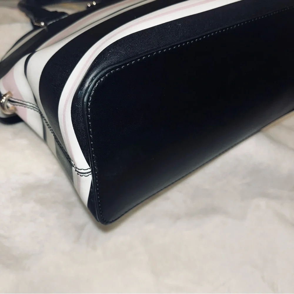 ♠️ Kate Spade • Carli Grove Street Striped Satchel Handbag - Picture 11 of 14